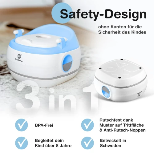 BABYBEFUN 3în1 oliță adaptor treaptă