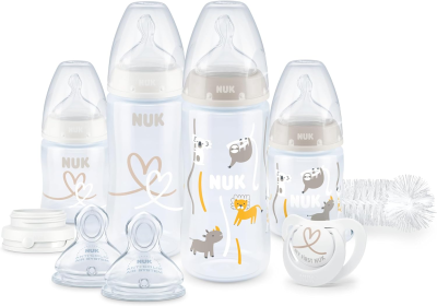 Set NUK sticle Perfect Start control temperatură 9 piese.