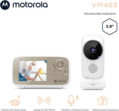 MOTOROLA VM483 monitor digital pentru bebeluși 2,8"