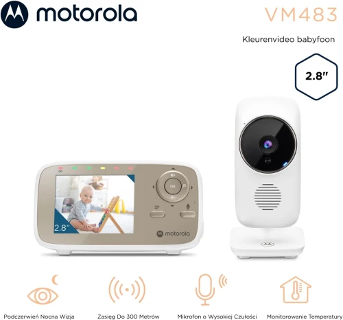 MOTOROLA VM483 monitor digital pentru bebeluși 2,8"
