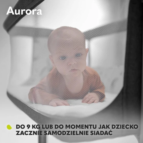 LIONELO AURORA 3 în 1 pătuț atașabil reglabil