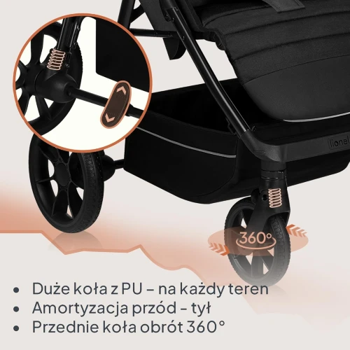 LIONELO MIRA cărucior sport până la 22 kg