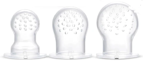 BEBI BORN inel gingival distribuitor de fructe pentru copii 3-24 luni 3 tetine