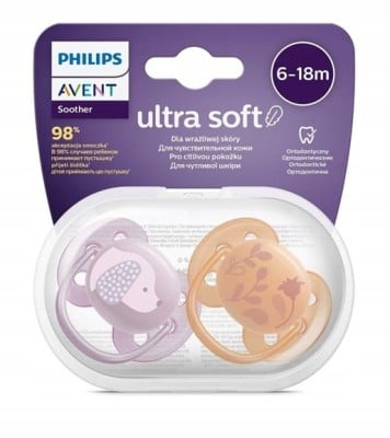 PHILIPS AVENT Ultra Air suzete x 2 6-18 luni