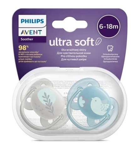 PHILIPS AVENT Ultra Soft suzete x 2 6-18 luni