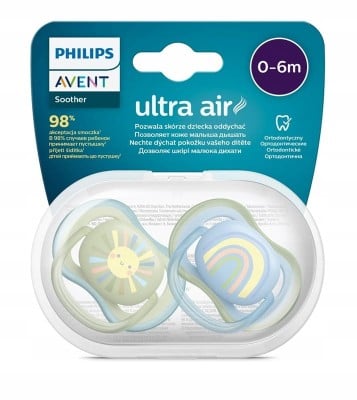 PHILIPS AVENT Ultra Air suzete x 2 0-6 luni
