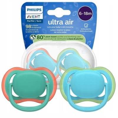 PHILIPS AVENT Ultra Air suzete x 2 6-18 luni