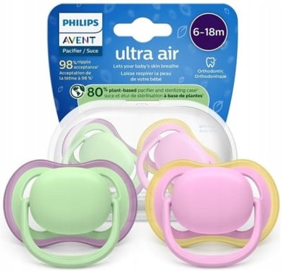 PHILIPS AVENT Ultra Air suzete x 2 6-18 luni