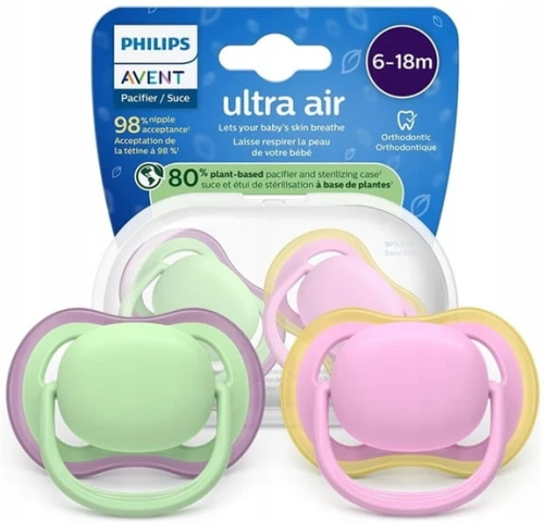 PHILIPS AVENT Ultra Air suzete x 2 6-18 luni