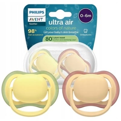 PHILIPS AVENT Ultra Air suzete x 2 0-6 luni