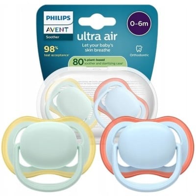 PHILIPS AVENT Ultra Air suzete x 2 0-6 luni