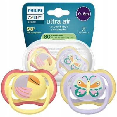 PHILIPS AVENT Ultra Air suzete x 2 0-6 luni