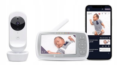 MOTOROLA VM44 Connect baby monitor electronic 4,3" FHSS cu aplicație