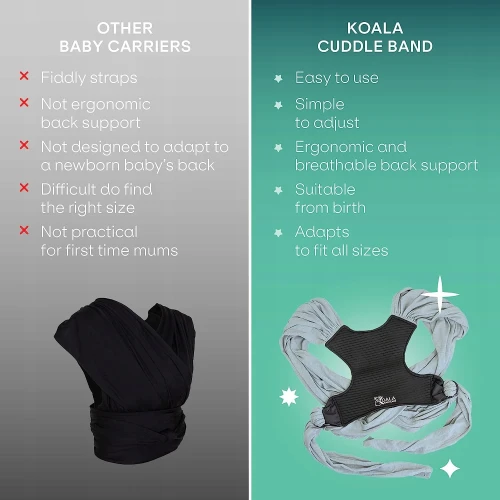 KOALA BABYCARE eșarfă de purtare pentru bebeluși 2în1