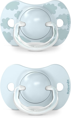 SUAVINEX SX PRO suzetă anatomică x2 silicon 0-6 luni