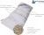 MEDIPARTNERS pernă termică cu sâmburi de cireșe MARE 800g 60x20 cm