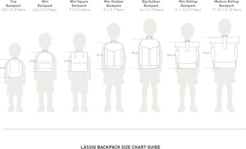 LASSIG rucsac pentru copil de grădiniță 3,5l TINY FRIENDS