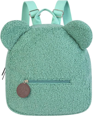 Rucsac din blană pentru copil preșcolar 28x27cm