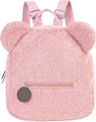 Rucsac din blană pentru copil preșcolar 28x27cm
