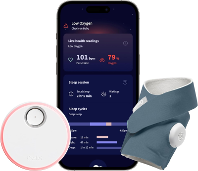 OWLET DREAM SOCK pulsoximetru 2în1 pentru bebeluși 0-18 luni