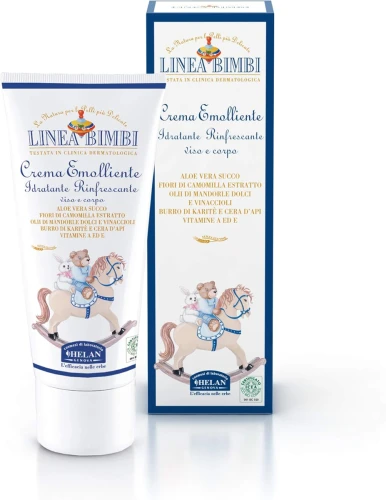 HELAN Linea Bimbi set îngrijire copil ȘAMPON CREME PUDRĂ ȘERVEȚELE