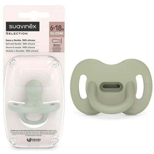 SUAVINEX suzetă SELECTION SX PRO silicon 6-18m