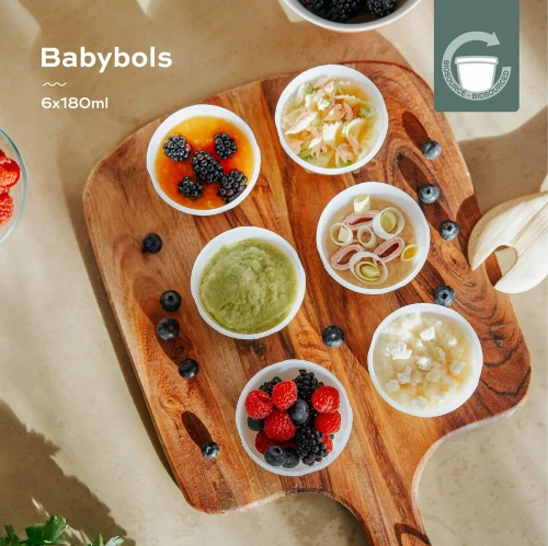 BABYMOOV Babybols recipiente 6 x 180 ml ECO bio-material