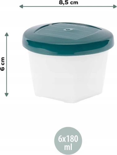 BABYMOOV Babybols recipiente 6 x 180 ml ECO bio-material