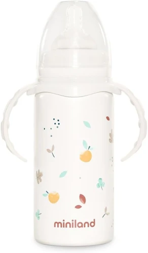 MINILAND Thermobaby sticlă termică din oțel inoxidabil 240 ml 0+