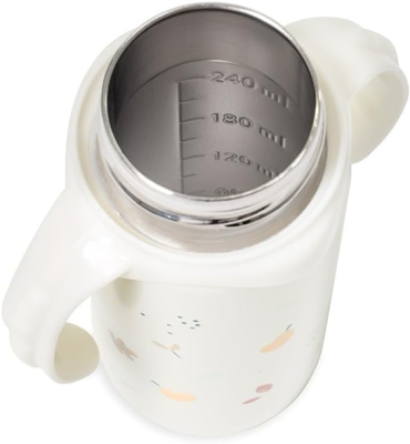MINILAND Thermobaby sticlă termică din oțel inoxidabil 240 ml 0+