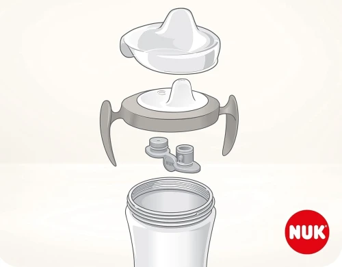 NUK Trainer Cup CANĂ ANTISCURGERI caracatiță 6 m+ 230 ml