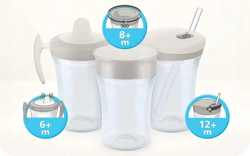 NUK Trainer Cup CANĂ ANTISCURGERI caracatiță 6 m+ 230 ml