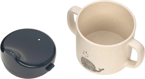LASSIG Sippy Cup Little Water Whale cană cu cioc 150 ml 6 luni+