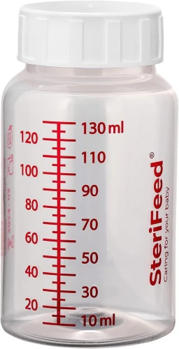 STERIFEED recipient pentru lapte biberon 130 ml 1 bucată
