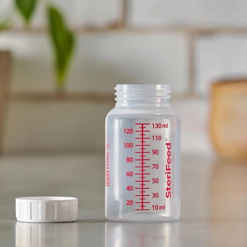 STERIFEED recipient pentru lapte biberon 130 ml 1 bucată