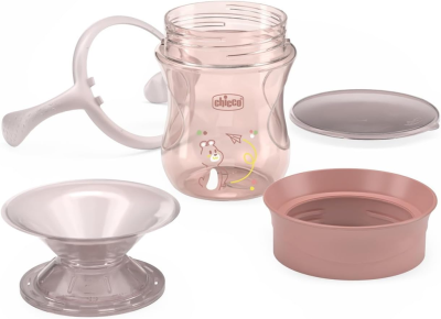 CHICCO Perfect Cup cană anti-picurare cu gură 360 de grade 200 ml 12 m+