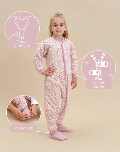 MOLIS&CO sac de dormit de iarnă 2,5TOG 3 ani mâneci detașabile