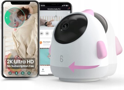 SIMSHINE Baby Pro cameră video pentru bebeluși 2K FHD + suport