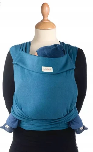 BABYLONYA marsupiu MEI TAI până la 20kg CAMPANULA BLUE