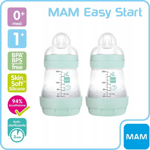 MAM Easy Start biberon anticolici 160ml 0+