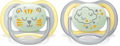 PHILIPS AVENT Ultra Air Night suzete x 2 18luni+ strălucitoare