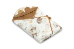 SENSILLO înfășător cu urechi VELVET XL 115x115cm