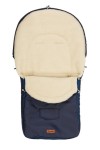 SENSILLO Sac de dormit din lână pentru cărucior 95x40cm