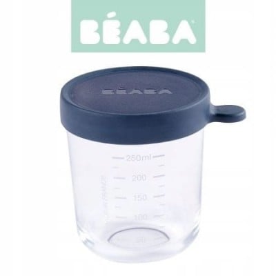 Recipient din sticlă BEABA borcan 250 ml