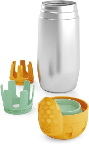CHICCO termos din oțel inoxidabil + 2 inserturi pentru biberoane
