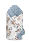 ROŻEK MUȘLIN DRAGONI JEANS 75x75