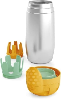 CHICCO termos din oțel inoxidabil + 2 inserturi pentru biberoane 2