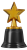 Statuetă trofeu din plastic TODDMOMY STEA 12 cm
