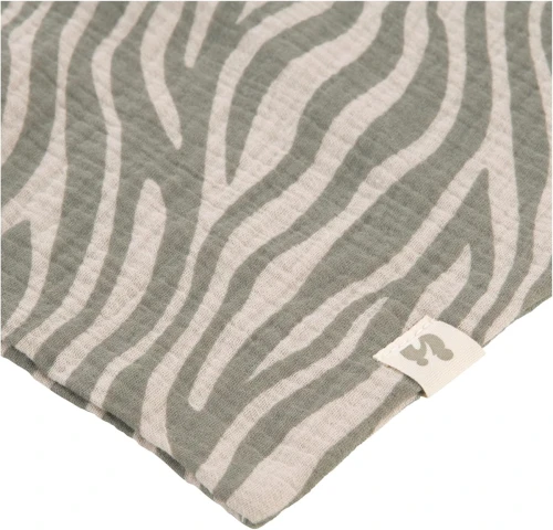 HAUCK Cuddle N Play păturică muselină confortabilă jucărie de pluș 25 x 25 cm ZEBRA SAGE