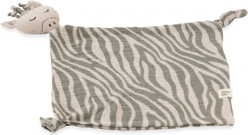 HAUCK Cuddle N Play păturică muselină confortabilă jucărie de pluș 25 x 25 cm ZEBRA SAGE